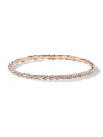 Pavéflex Bracelet 18K Rose Gold with Diamonds