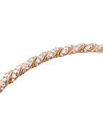 Pavéflex Bracelet 18K Rose Gold with Diamonds