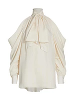 Sasha Silk Off-The-Shoulder Blouse