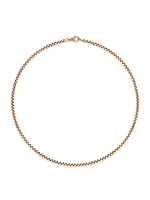 Medium Box Chain Necklace 18K Rose Gold