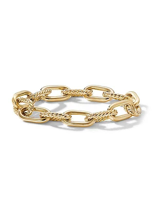 DY Madison Chain Bracelet in 18K Yellow Gold, 11mm
