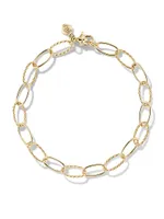 Stax Oval Link Bracelet 18K Yellow Gold