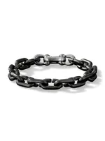 Chain Links Bracelet Black Titanium