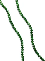 Spiritual Beads Necklace with Nephrite Jade and 18K Yellow Gold