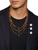 Spiritual Beads Necklace with Nephrite Jade and 18K Yellow Gold