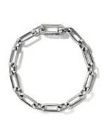 Elongated Open Link Chain Bracelet