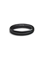 DY Classic Band Ring Black Titanium