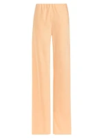 Satin High-Rise Pants