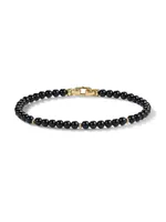 Bijoux Spiritual Beads Bracelet with 14K Yellow Gold