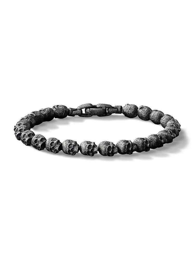 Memento Mori Skull Bead Bracelet