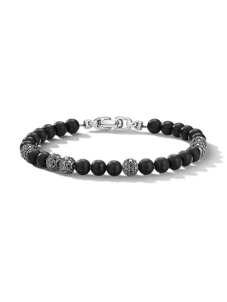 Spiritual Beads Bracelet Sterling Silver