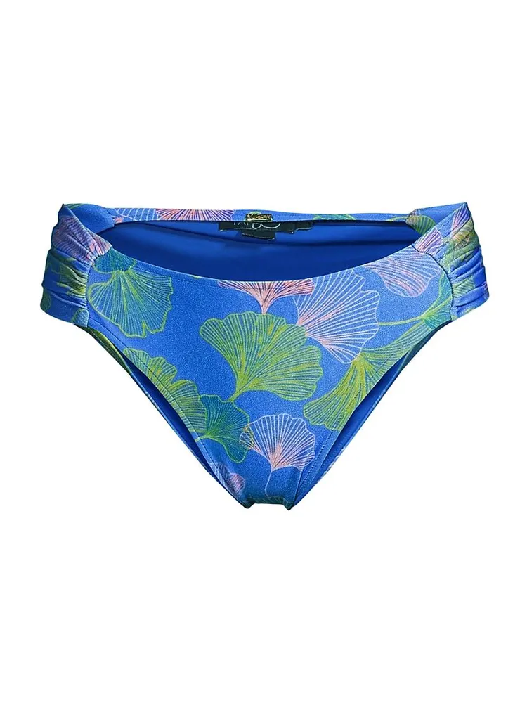 Ocean Leaf Low-Waist Bikini Bottom