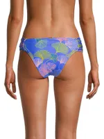 Ocean Leaf Low-Waist Bikini Bottom