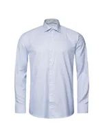 Contemporary-Fit Cotton & Tencel Shirt