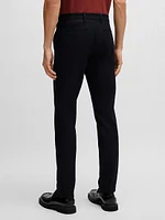 Slim-Fit Trousers a Cotton Blend with Stretch