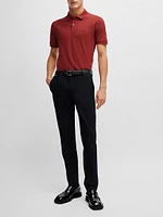 Slim-Fit Trousers a Cotton Blend with Stretch