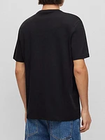 Pima-Cotton Regular-Fit T-Shirt with Contrast Logo