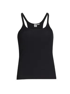 Scoopneck Rib-Knit Tank