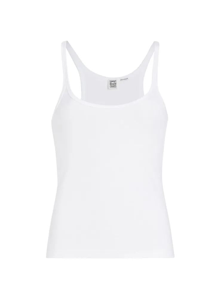 Scoopneck Rib-Knit Tank