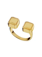 Piercing 18K Yellow Gold Cuff Ring