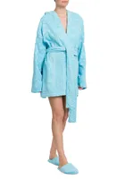 Belted Terry Jacquard Robe