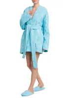 Belted Terry Jacquard Robe