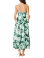 Hilde Strapless Floral Dress