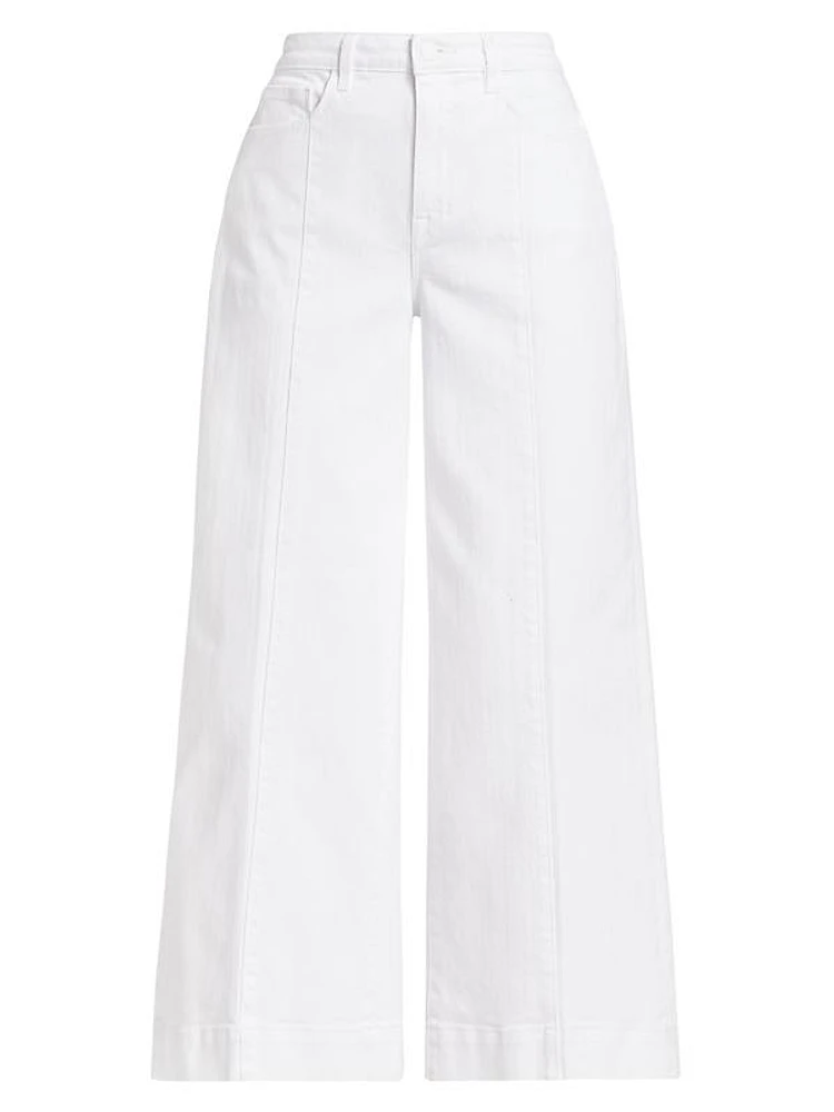 Houston High-Rise Crop Wide-Leg Pants