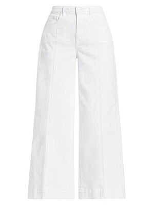 Houston High-Rise Crop Wide-Leg Pants