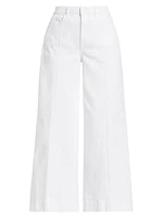 Houston High-Rise Crop Wide-Leg Pants