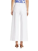 Houston High-Rise Crop Wide-Leg Pants