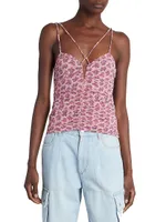 Leila Stretch Ruched Tank Top