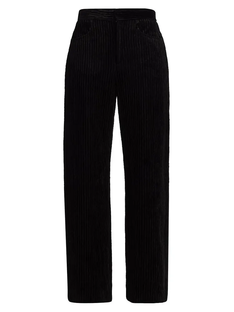 Daryl Corduroy Wide-Leg Pants