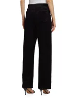 Daryl Corduroy Wide-Leg Pants