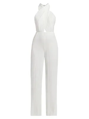 Rivera Sleeveless Halterneck Jumpsuit