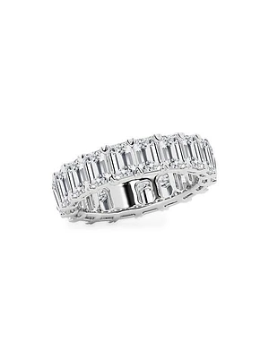 14K White Gold & 6 TCW Diamond Ring