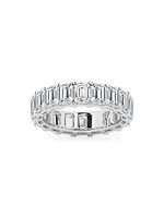 14K White Gold & 6 TCW Diamond Ring