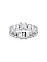 14K White Gold & 5.5 TCW Diamonds Ring