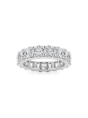 14K White Gold & 5 TCW Diamond Ring