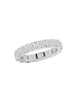 14K White Gold & 4 TCW Diamonds Ring