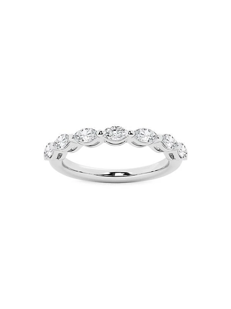 14K White Gold & 0.75 TCW Diamond Ring