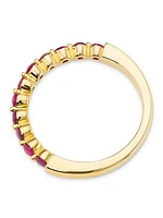 14K Yellow Gold & Ruby Ring