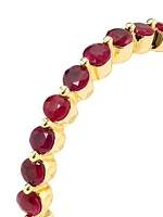 14K Yellow Gold & Ruby Ring