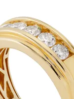 14K Yellow Gold & 1 TCW Diamond Ring
