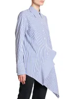 Deconstructed Draped Shirt