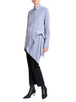 Deconstructed Draped Shirt