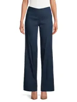 Flavia Straight-Leg Pants