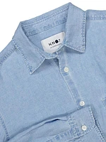 Quinn Linen Button-Front Shirt