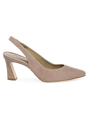 Felicity Suede Slingback Pumps