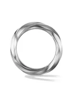 Cable Edge® Band Ring Recycled Sterling Silver